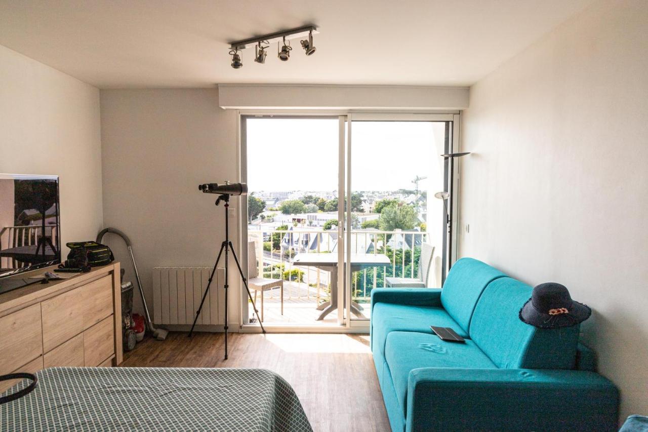 Appartement Vue Panoramique Mer, Pret De Velos, Wifi Quiberon Exterior foto